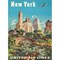 New York United Airlines - Vintage Travel Poster Prints product 1